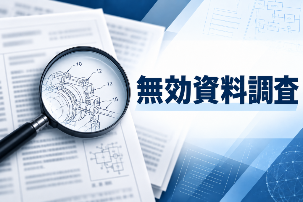 無効資料調査(公知例調査)