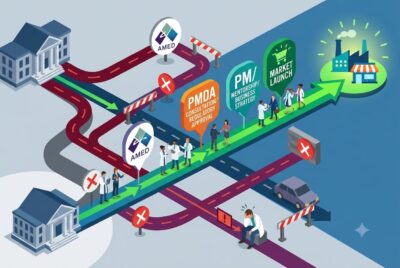 採択されても止まる研究、止まらない研究 ‐AMED採択・PMDA対応・伴走PMで実現する事業化戦略